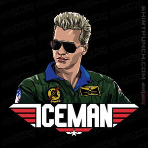 Daily_Deal_Shirts Magnets / 3"x3" / Black Iceman