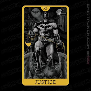 Daily_Deal_Shirts Magnets / 3"x3" / Black JL Tarot - Justice
