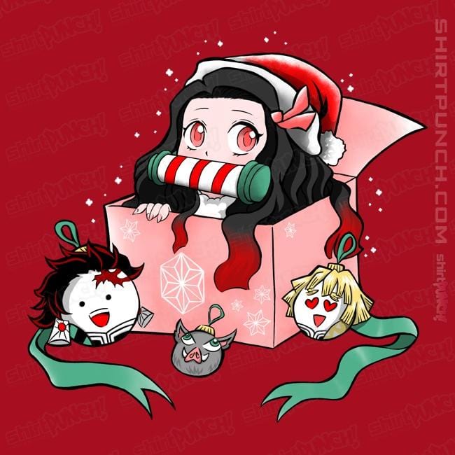 Secret_Shirts Magnets / 3"x3" / Red Christmas Of Demons