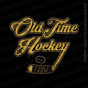 Shirts Magnets / 3"x3" / Black Old Time Hockey