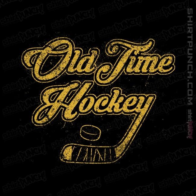 Shirts Magnets / 3"x3" / Black Old Time Hockey