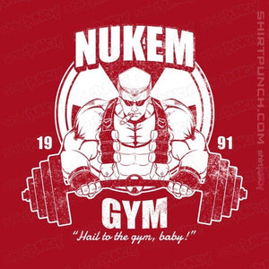 Shirts Magnets / 3"x3" / Red Nukem Gym