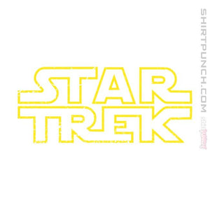 Shirts Magnets / 3"x3" / White Star Trek Logo