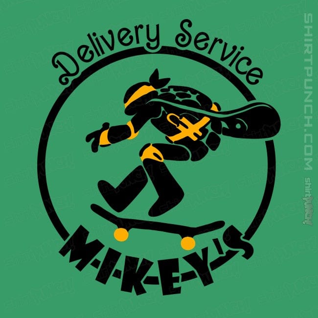 Secret_Shirts Magnets / 3"x3" / Irish Green Mikey's Delivery Service