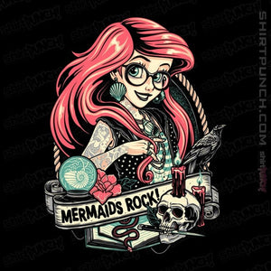 Daily_Deal_Shirts Magnets / 3"x3" / Black Rocker Ariel