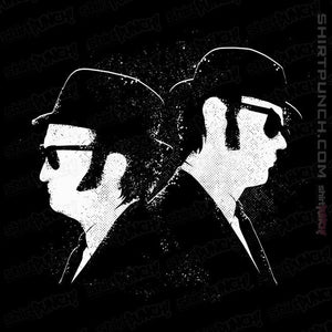 Daily_Deal_Shirts Magnets / 3"x3" / Black The Blues Bros