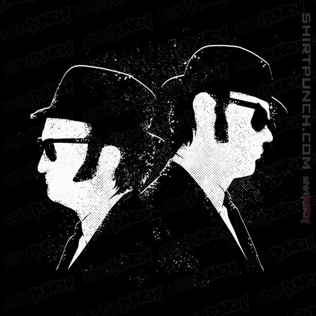 Daily_Deal_Shirts Magnets / 3"x3" / Black The Blues Bros