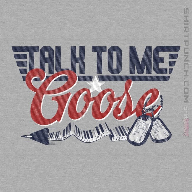 Daily_Deal_Shirts Magnets / 3"x3" / Sports Grey Top Goose