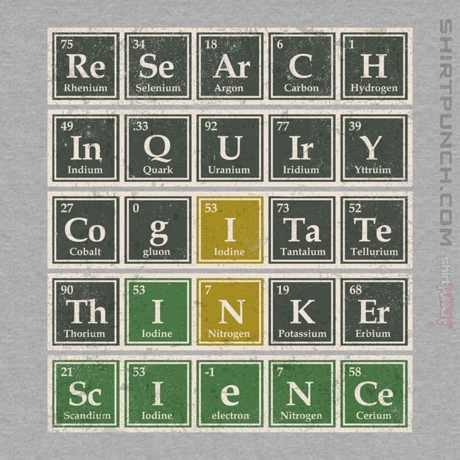 Daily_Deal_Shirts Magnets / 3"x3" / Sports Grey Science Wordle