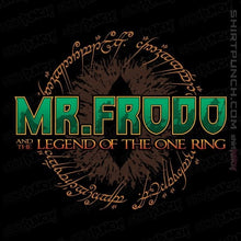 Load image into Gallery viewer, Shirts Magnets / 3&quot;x3&quot; / Black Mr. Frodo
