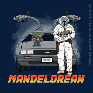 Shirts Magnets / 3"x3" / Navy Mandelorean