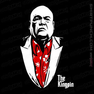 Daily_Deal_Shirts Magnets / 3"x3" / Black The Kingpin