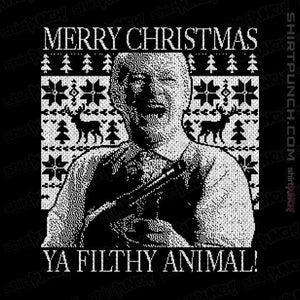 Shirts Magnets / 3"x3" / Black Ya Filthy Animal