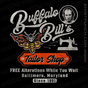 Daily_Deal_Shirts Magnets / 3"x3" / Black Bill's Tailor Shop