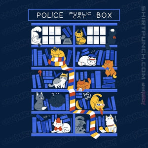 Secret_Shirts Magnets / 3"x3" / Navy Library Box