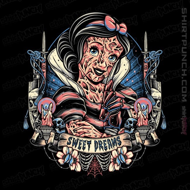Daily_Deal_Shirts Magnets / 3"x3" / Black Snow White Krueger