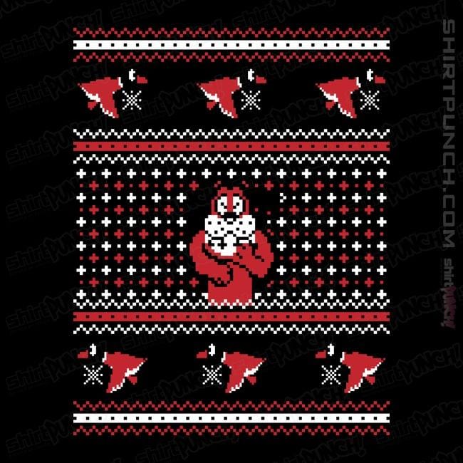 Shirts Magnets / 3"x3" / Black Festive Duck Hunt