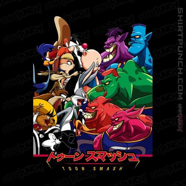 Shirts Magnets / 3"x3" / Black Toon Smash