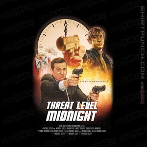 Secret_Shirts Magnets / 3"x3" / Black Threat Level