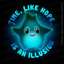Load image into Gallery viewer, Daily_Deal_Shirts Magnets / 3&quot;x3&quot; / Black Time Is An Illusion
