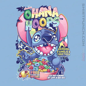 Daily_Deal_Shirts Magnets / 3"x3" / Powder Blue Jumba's Ohana Hoops