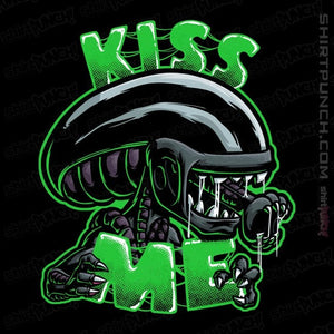 Daily_Deal_Shirts Magnets / 3"x3" / Black Kiss Me