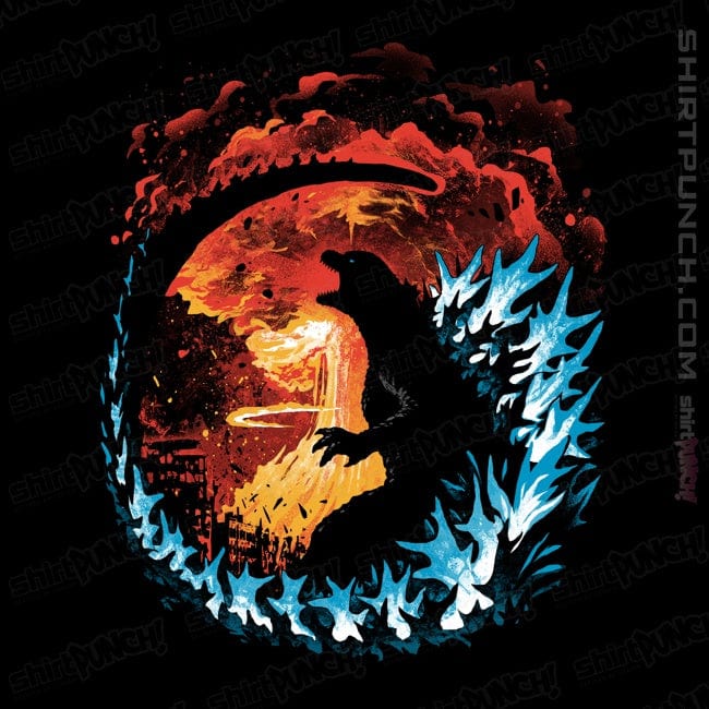 Daily_Deal_Shirts Magnets / 3"x3" / Black Atomic Destruction