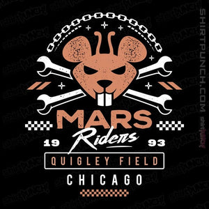 Daily_Deal_Shirts Magnets / 3"x3" / Black Classic Mars Riders
