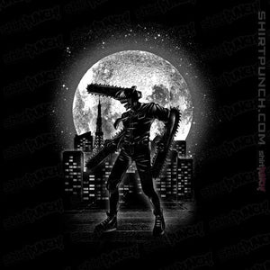 Shirts Magnets / 3"x3" / Black Moonlight Chainsaw