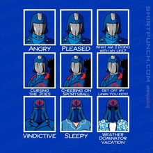 Load image into Gallery viewer, Daily_Deal_Shirts Magnets / 3&quot;x3&quot; / Royal Blue The Many Faces of Cobra Commander
