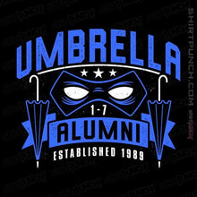 Load image into Gallery viewer, Shirts Magnets / 3&quot;x3&quot; / Black Umbrella Alumni
