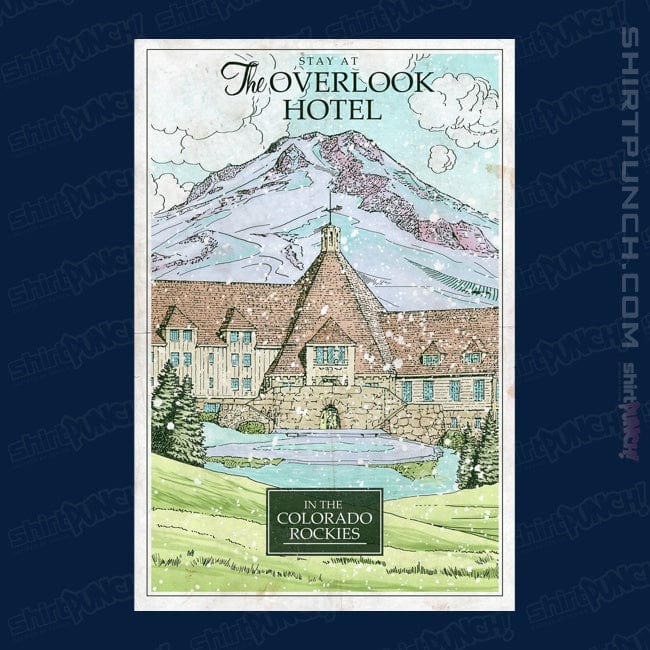 Secret_Shirts Magnets / 3"x3" / Navy Stay At The Overlook Hotel