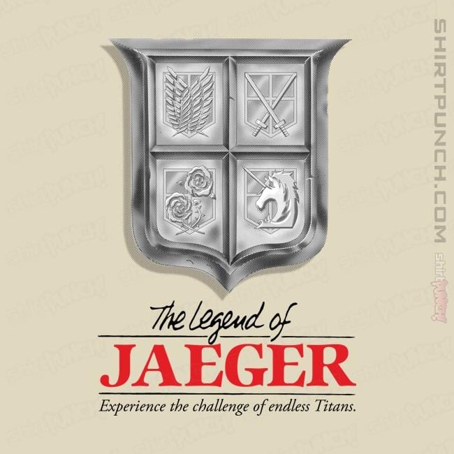 Shirts Magnets / 3"x3" / Natural The Legend Of Jaeger