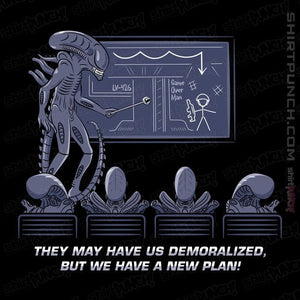 Daily_Deal_Shirts Magnets / 3"x3" / Black Demoralized Aliens