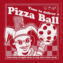 Load image into Gallery viewer, Daily_Deal_Shirts Magnets / 3&quot;x3&quot; / Red Pizza Ball
