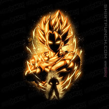 Load image into Gallery viewer, Shirts Magnets / 3&quot;x3&quot; / Black Golden Saiyan Vegito
