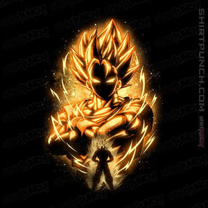 Shirts Magnets / 3"x3" / Black Golden Saiyan Vegito