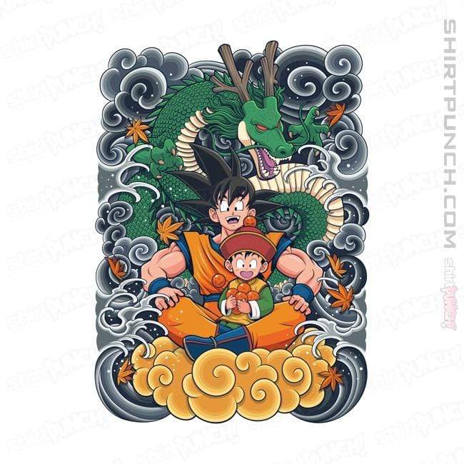 Shirts Magnets / 3"x3" / White Goku and Gohan