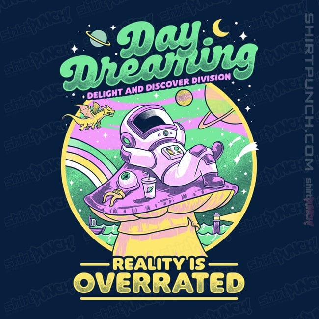 Secret_Shirts Magnets / 3"x3" / Navy Day Dreaming Astronaut