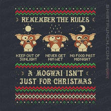 Load image into Gallery viewer, Daily_Deal_Shirts Magnets / 3&quot;x3&quot; / Dark Heather A Mogwai Isn&#39;t Just For Christmas
