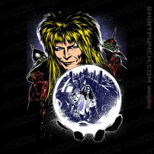 Daily_Deal_Shirts Magnets / 3"x3" / Black Maze Goblin King