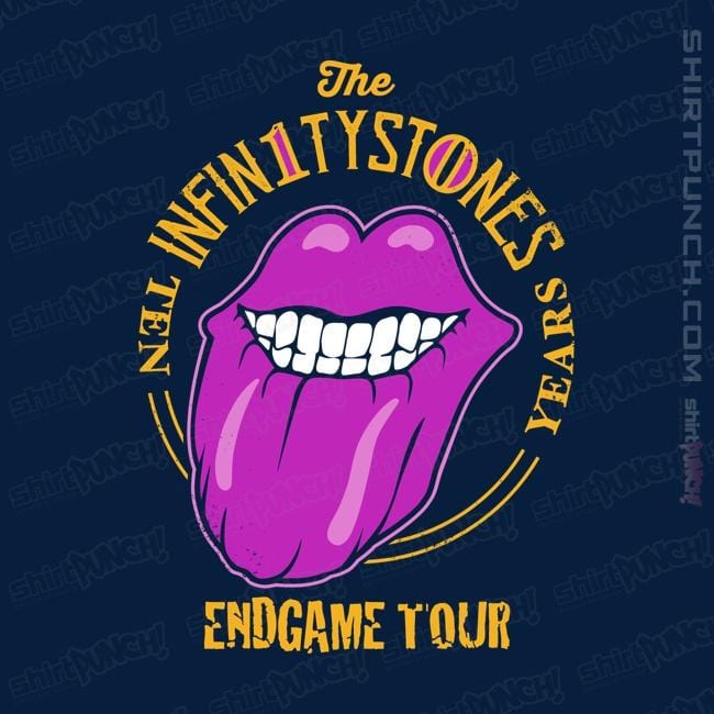 Shirts Magnets / 3"x3" / Navy Stones End Game Tour
