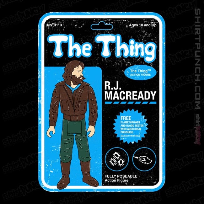 Shirts Magnets / 3"x3" / Black MacReady Toy