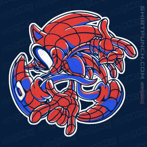 Daily_Deal_Shirts Magnets / 3"x3" / Navy Spider-Hog Adventure