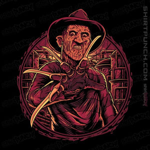 Daily_Deal_Shirts Magnets / 3"x3" / Black The Elm Street Slasher