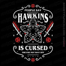 Load image into Gallery viewer, Daily_Deal_Shirts Magnets / 3&quot;x3&quot; / Black Hawkins Is Cursed
