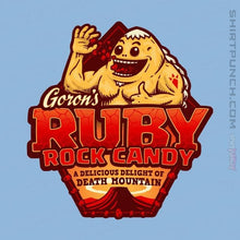 Load image into Gallery viewer, Shirts Magnets / 3&quot;x3&quot; / Powder Blue Goron’s Ruby Rock Candy
