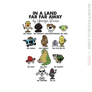 Shirts Magnets / 3"x3" / White In A Land Far Far Away