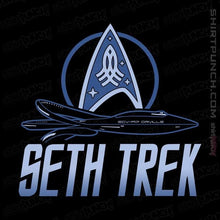 Load image into Gallery viewer, Shirts Magnets / 3&quot;x3&quot; / Black Seth Trek
