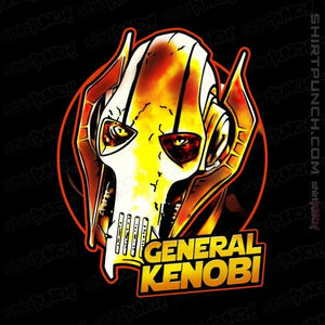 Daily_Deal_Shirts Magnets / 3"x3" / Black General Kenobi Meme